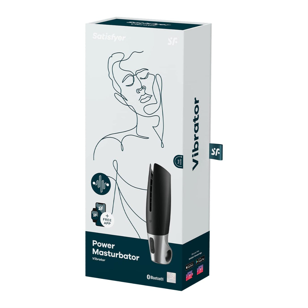 Satisfyer Power Masturbator in Black