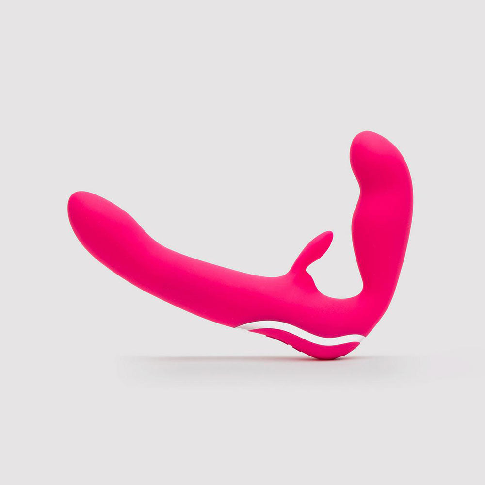 Happy Rabbit Strapless Strap On in Pink 2