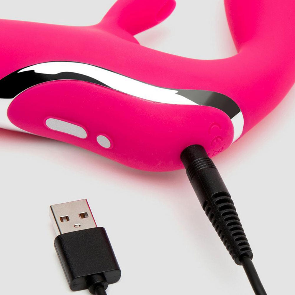 Happy Rabbit Strapless Strap On in Pink 4