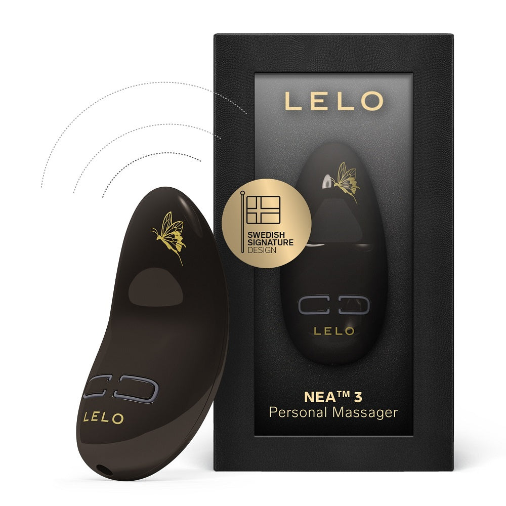 Lelo Nea 3 compact clitoral massager in black