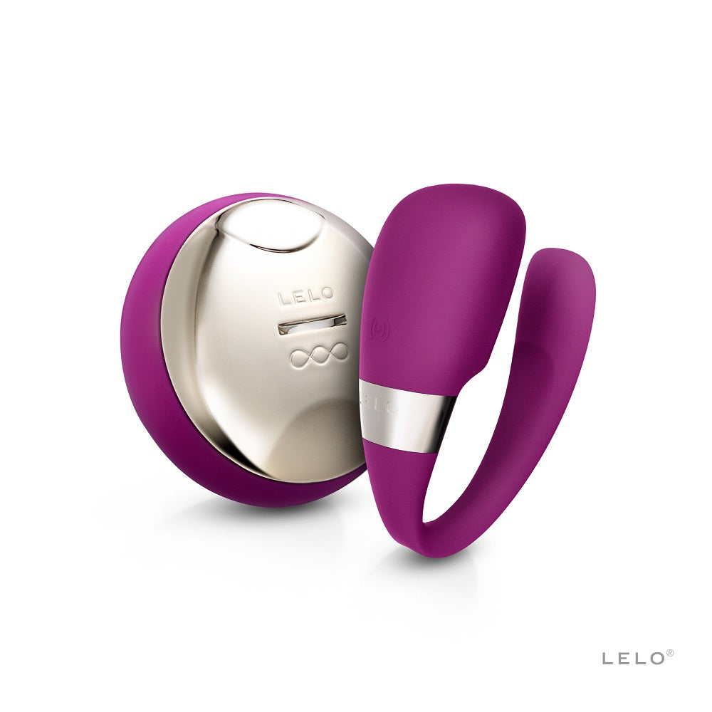 Lelo Tiani 3 wearable couples massager in deep rose