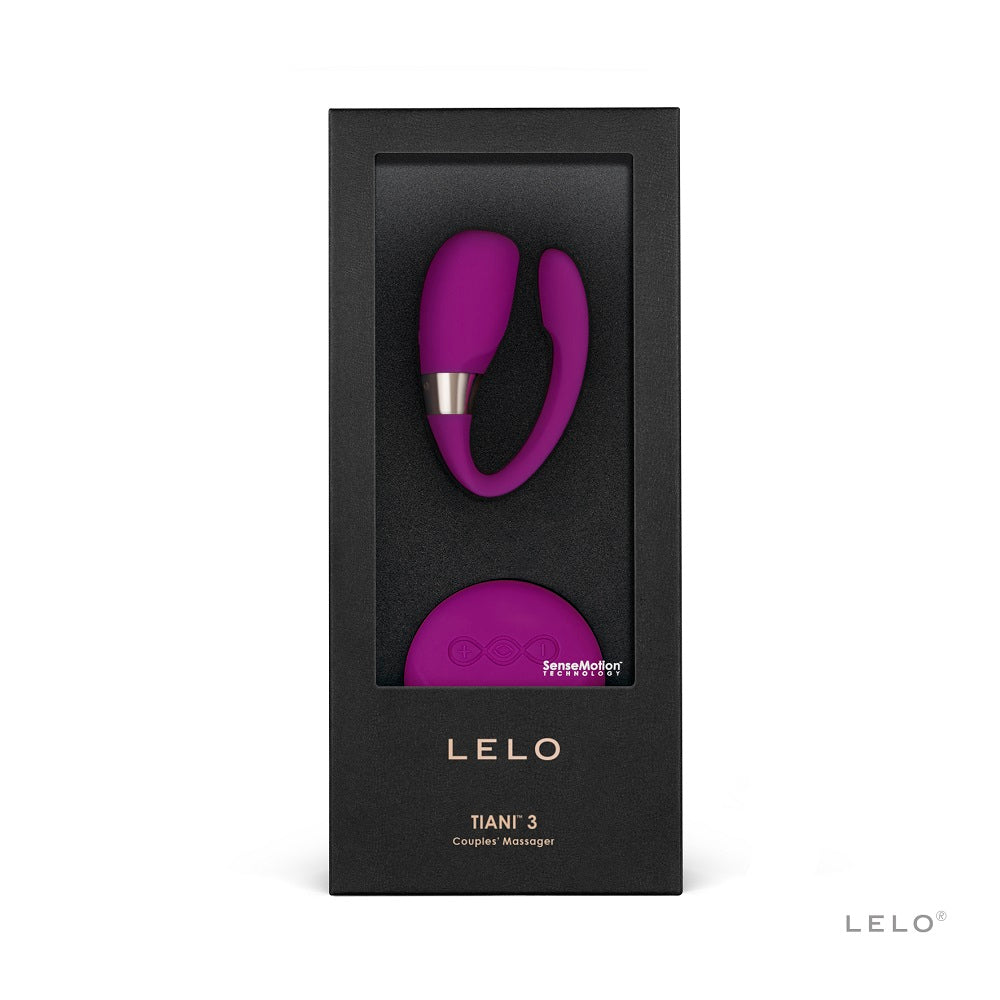 Lelo Tiani 3 wearable couples massager in deep rose
