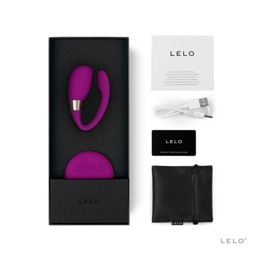 Lelo Tiani 3 wearable couples massager in deep rose