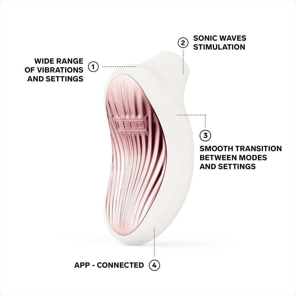 Lelo Sona 3 sonic clitoral massager in cream