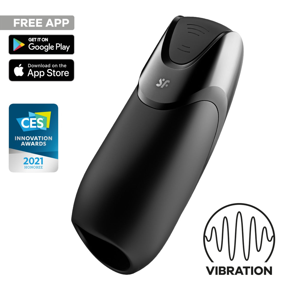 Satisfyer Men Vibration+ in Black 2
