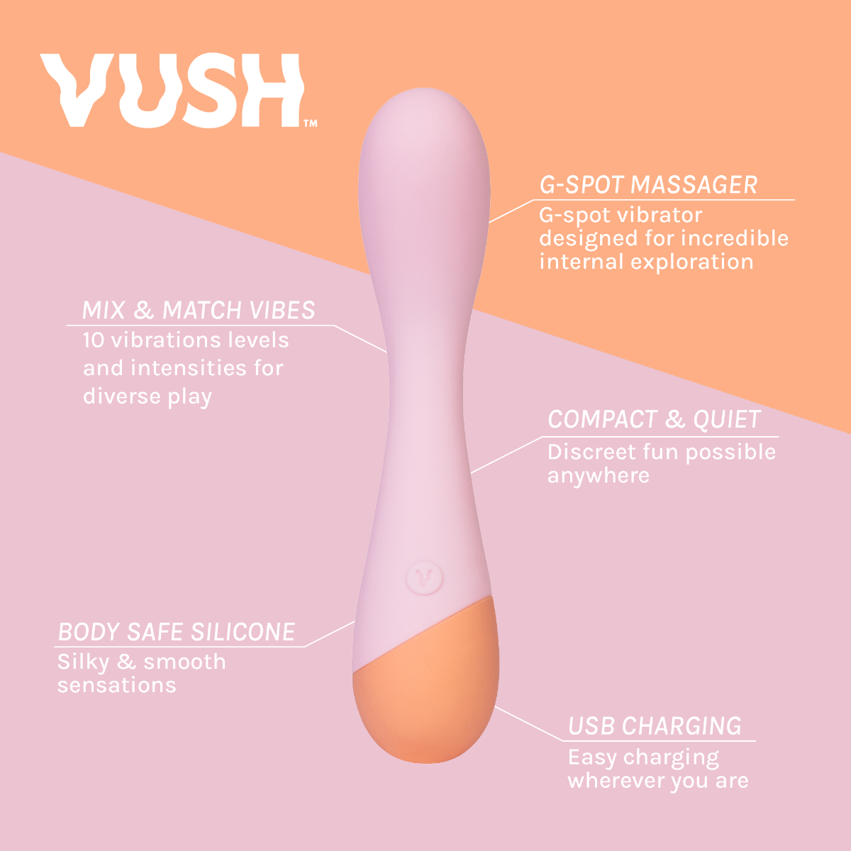 Vush Peachy G Spot Massager